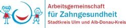 hier ist ein Logo zu sehen: Arbeitsgemeinschaft für Zahngesundheit Stadtkreis Ulm und Alb-Donau-Kreis