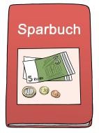 Hier ist ein Bild von einem Sparbuch zu sehen. Hier ist ein Bild von einem Sparbuch zu sehen.