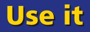 hier ist ein Bild zu sehen: Schriftzug: Use it hier ist ein Bild zu sehen: Schriftzug: Use it