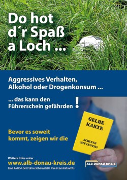 Plakataktion in Schulen